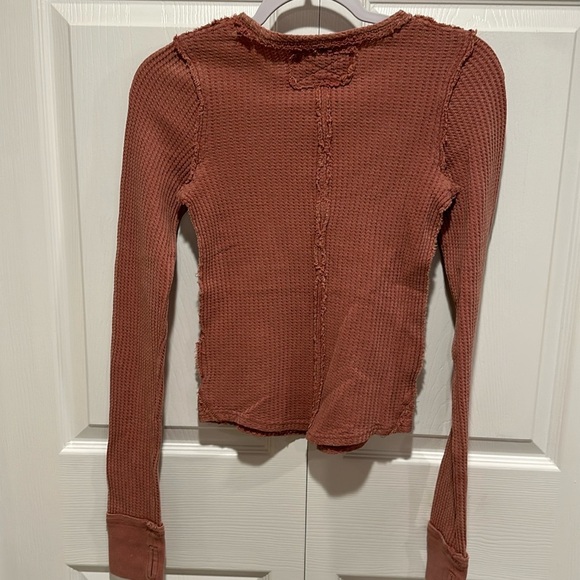 FREE PEOPLE We The Free Roll With it Thermal Mauve XSmall - Picture 8 of 9
